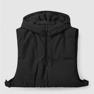 COS padded cropped vest